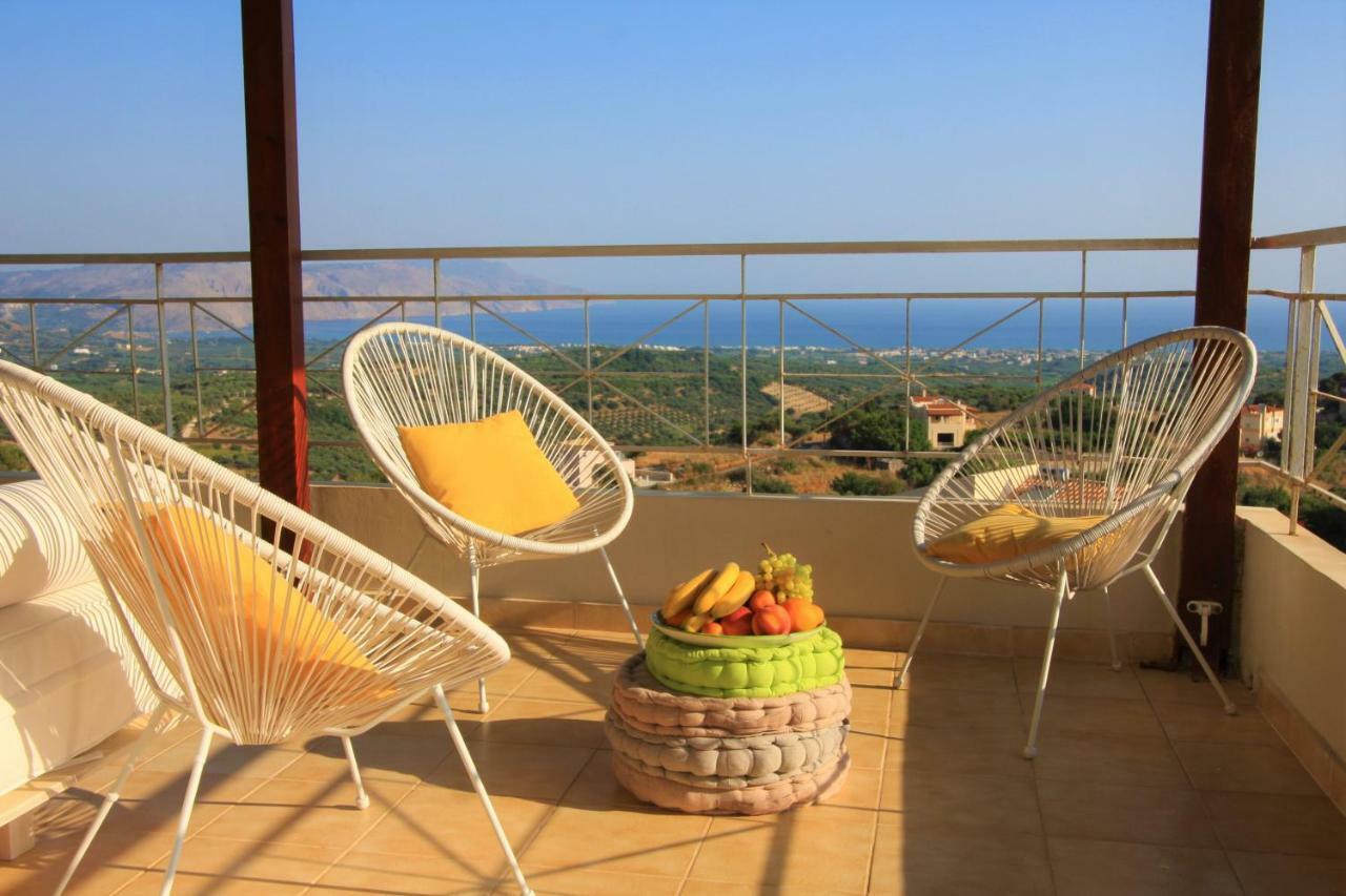 360 Panorama House - Gazing At Horizon And The Stars Of The Galaxy In The Night - Fresh Cool Breeze Most Of The Time - Just 7 Min From The Beach Kournás Exterior foto